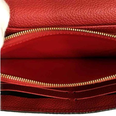  LOUIS VUITTON ルイヴィトン ポルトフォイユ・サラ　モノグラムアンプラント M61181 レッド