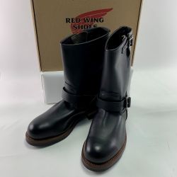 ▽▽ RED WING レッドウィング 11" ENGINEER 10インチ エンジニアブーツ ブラックハーネス 28cm 9085 ブラック Bランク