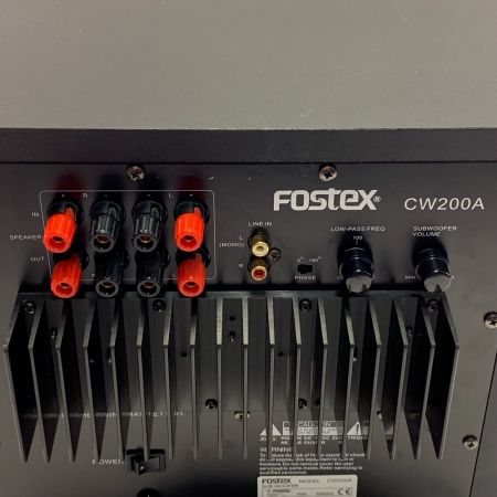 FOSTEX CW200A ジャンク fostex アクティブ・サブウーハー CW200A ジャンク品 センター