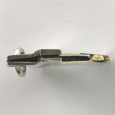  Dr.MONROE メッセージクロスペンダントトップ　SV925 / K18コンビタイプ FC-124