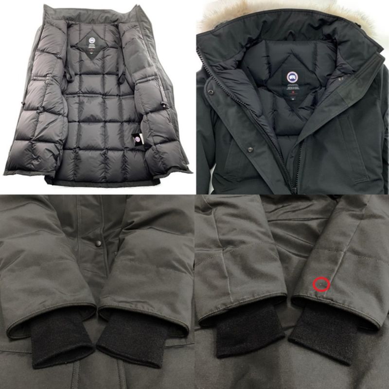 中古】 CANADA GOOSE カナダグース トリリウムパーカー ダウンコート M