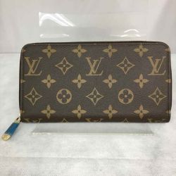 ▽▽ LOUIS VUITTON ルイヴィトン モノグラム ジッピーウォレット 長財布 M42616 Aランク