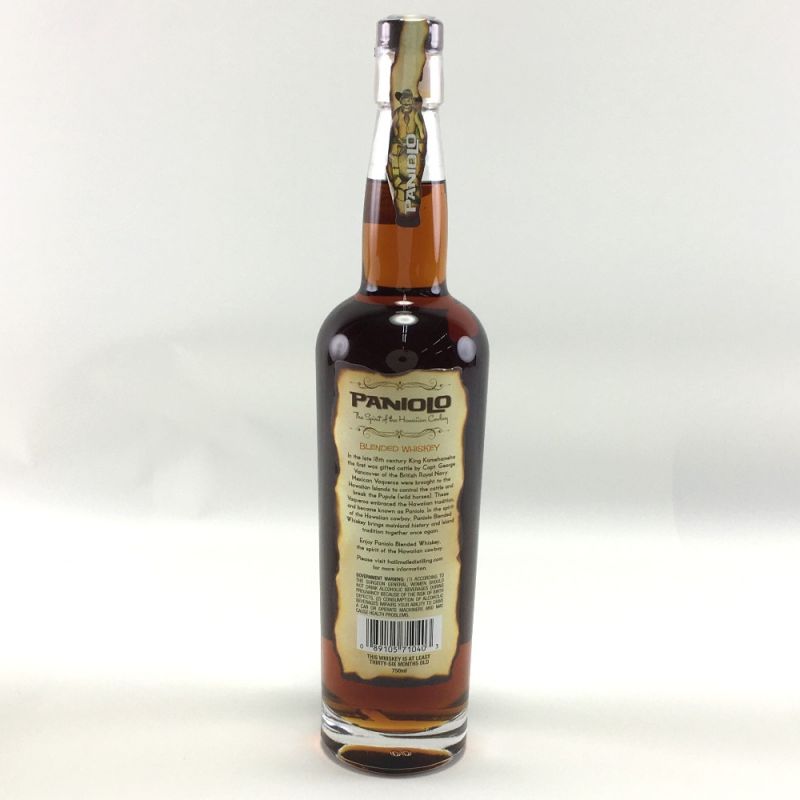 中古】 PANIOLO パニオロ ハワイアン ブレンデッド ウイスキー 750ml