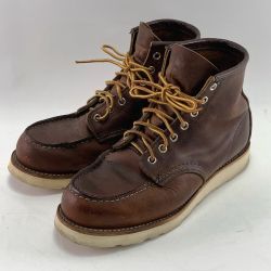 ▽▽ RED WING レッドウィング アイリッシュセッター　クラシックモックトゥ 8876 ブラウン 7E　25cm　2014年製 Cランク