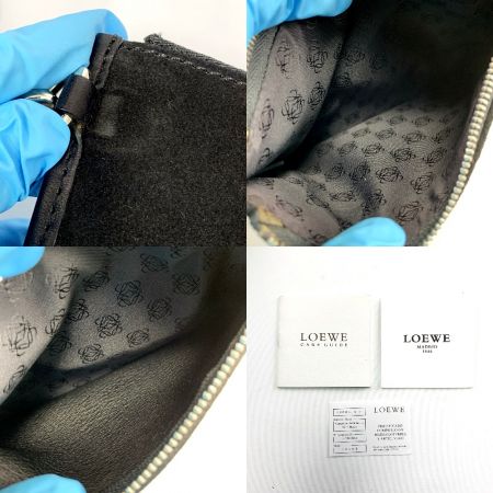  LOEWE ロエベ ヘリテージ　スエード　ハンドバッグ 320.61.B27 ブラック