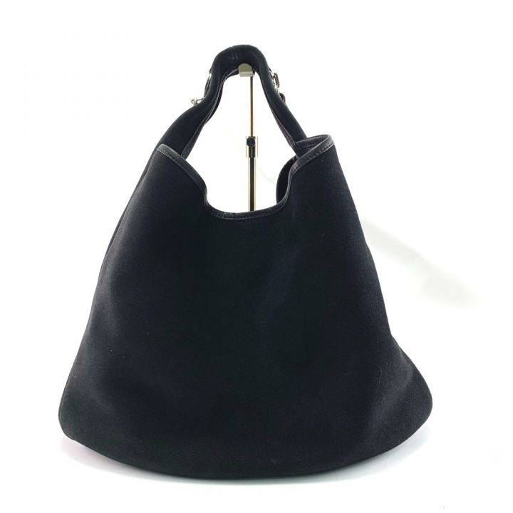 LOEWE ロエベ ヘリテージ スエード ハンドバッグ 320.61.B27 ブラック