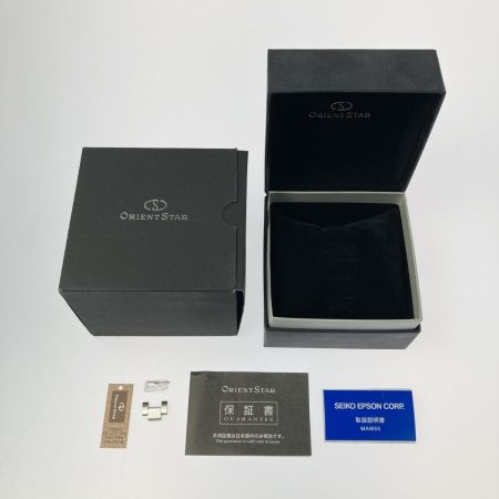  ORIENT オリエント ORIENT STAR オリエントスター スポーツ セミスケルトン シルバー文字盤 RK-AT0107S