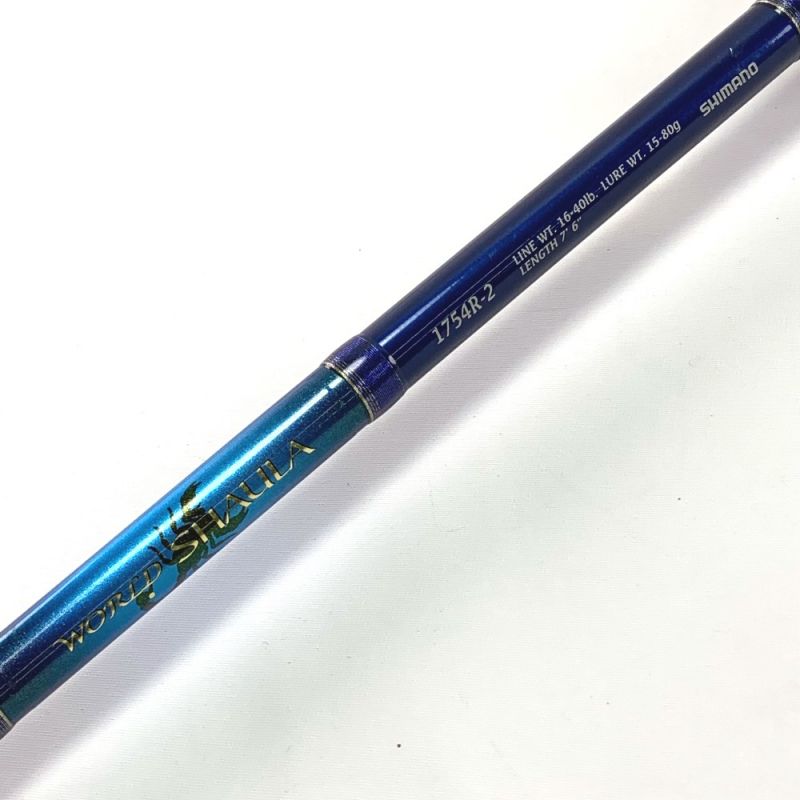 中古】 SHIMANO シマノ ワールドシャウラ 1754R-2 ブルー コルク