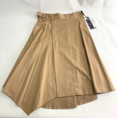  FENNEL フェンネル アシンメトリー 巻きスカート 9号 57-6700-6606 ベージュ 未使用品 Aランク