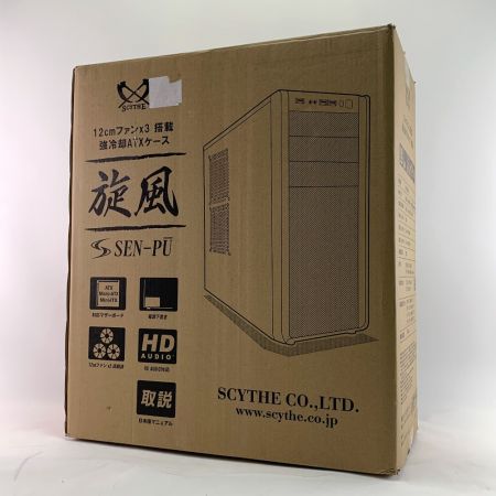 中古】 SCYTHE 旋風 強冷却ATXミドルタワーケース SCY-CFS3-BK 開封未