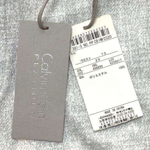 中古】 Calvin Klein カルバンクライン プラチナム パンツ ウエスト