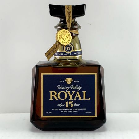 【北海道内限定発送】 ROYAL サントリーローヤル ROYAL ローヤル　プレミアム　ブルーラベル　700ml　箱付 未開栓