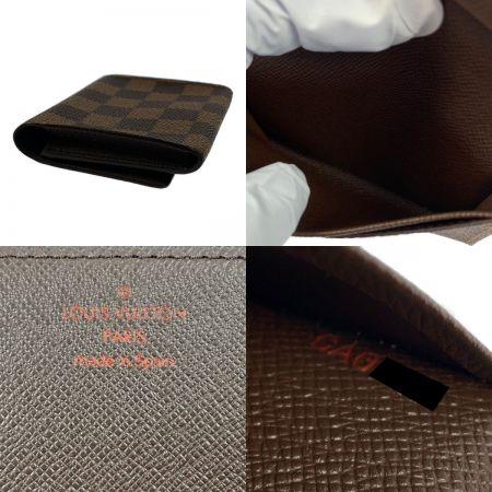  LOUIS VUITTON ルイヴィトン アンヴェロップ・カルト・ドゥ・ヴィジット　名刺入れ　カードケース N62920 ブラウン