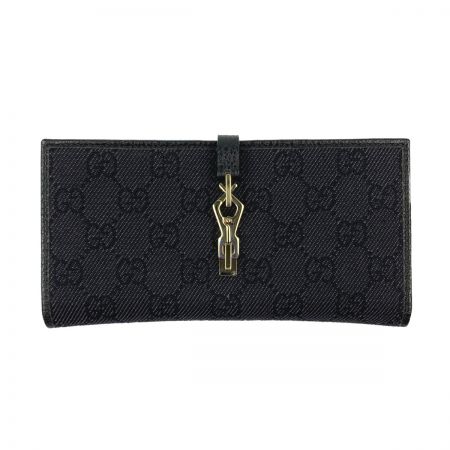 中古】 GUCCI グッチ 長財布 クリップ金具 GGキャンバス 150397