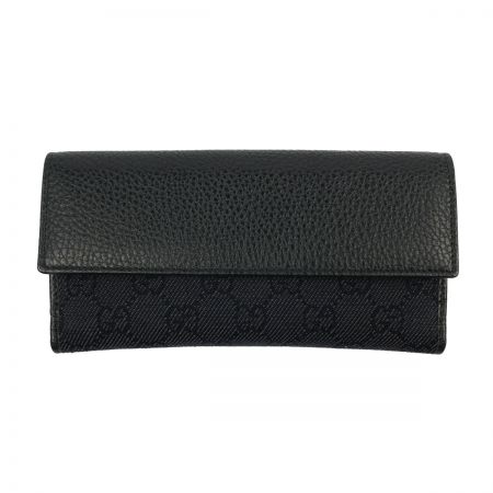 中古】 GUCCI グッチ 長財布 クリップ金具 GGキャンバス 150397