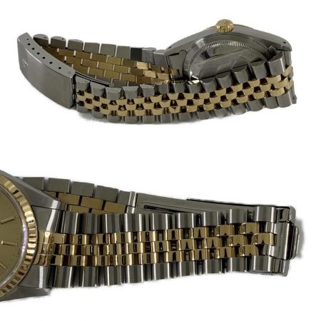  ROLEX ロレックス デイトジャスト　シャンパン　X番 16233