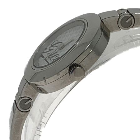  GUCCI グッチ レディース腕時計 Gサークル バングルウォッチ ロゴ文字盤 105
