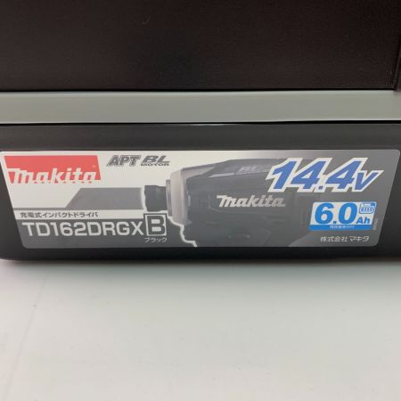  MAKITA マキタ 充電式インパクトドライバ　14.4V　6.0Ah　ブラック TD162DRGX