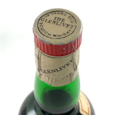  GLENLIVET 12年　アンブレンデッド　レッドキャップ　スコッチウイスキー　750ml　 未開栓