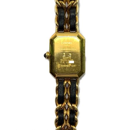  CHANEL シャネル プルミエール XL クォーツ ブラック文字盤