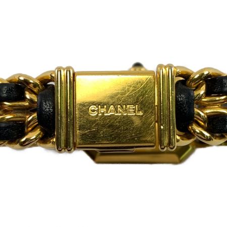  CHANEL シャネル プルミエール XL クォーツ ブラック文字盤