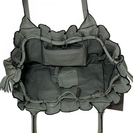  LUPO レザープリーツ　ハンドバッグ