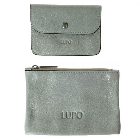  LUPO レザープリーツ　ハンドバッグ