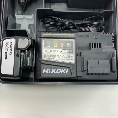  HiKOKI ハイコーキ コードレスインパクトドライバ　14.4V　3.0Ah WH14DKL 2LSCK(L) アグレッシブグリーン