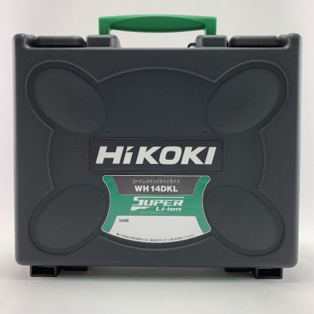  HiKOKI ハイコーキ コードレスインパクトドライバ　14.4V　3.0Ah WH14DKL 2LSCK(L) アグレッシブグリーン