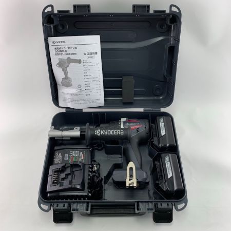  KYOCERA キョウセラ 充電式ドライバドリル　18V　5,000mAh DD181L5