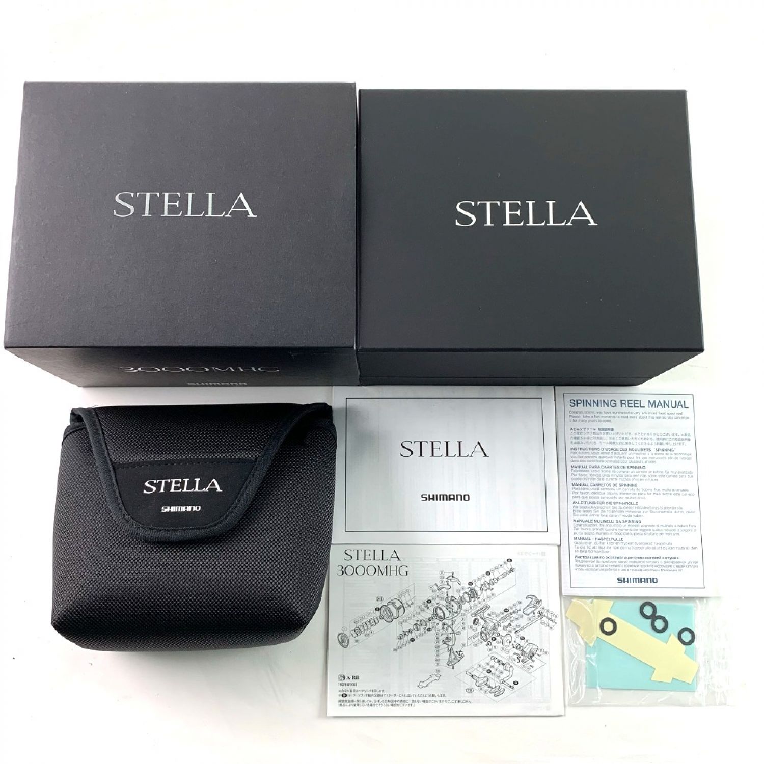 中古】 SHIMANO シマノ STELLA 18ステラ 3000MHG 3000MHG Aランク