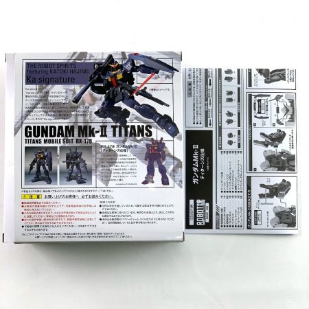  BANDAI バンダイ ROBOT魂 ロボット魂　Ka signature　ガンダムMk-II ティターンズ仕様