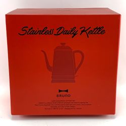 ▽▽ BRUNO ブルーノ ステンレスデイリーケトル BOE072-RD レッド 開封未使用品 Sランク