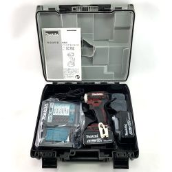 ▽▽ MAKITA マキタ 充電式インパクトドライバ　18V　6.0Ah TD172DGXAR オーセンティックレッド Aランク
