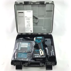 ▽▽ MAKITA マキタ 充電式インパクトドライバ　18V　6.0Ah TD172DRGX ブルー Aランク