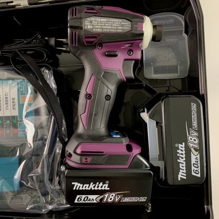  MAKITA マキタ 充電式インパクトドライバ　オーセンティックパープル　18V　6.0Ah　 TD172DGXAP