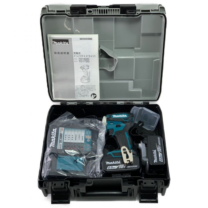 MAKITA マキタ 充電式インパクトドライバ 18V 6.0Ah TD172DRGX ブルー｜中古｜なんでもリサイクルビッグバン