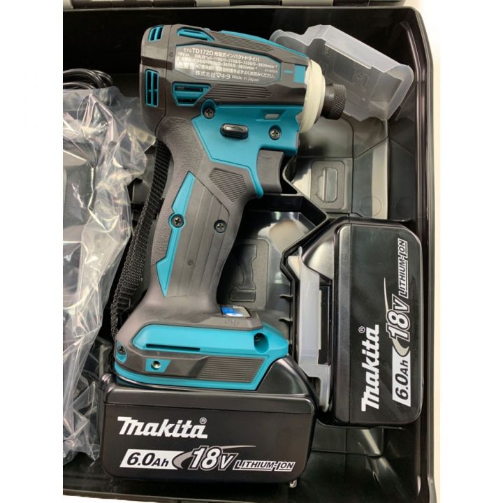 MAKITA マキタ 充電式インパクトドライバ 18V 6.0Ah TD172DRGX ブルー｜中古｜なんでもリサイクルビッグバン