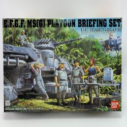 ▽▽ BANDAI バンダイ U.C.ハードグラフ　1/35 地球連邦軍 陸戦MS小隊 ブリーフィングセット 未組立品 Sランク