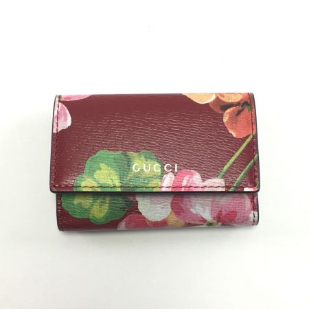  GUCCI グッチ 410118 レッド ブルームス キーケース