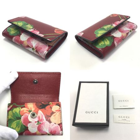  GUCCI グッチ 410118 レッド ブルームス キーケース