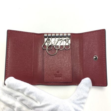  GUCCI グッチ 410118 レッド ブルームス キーケース