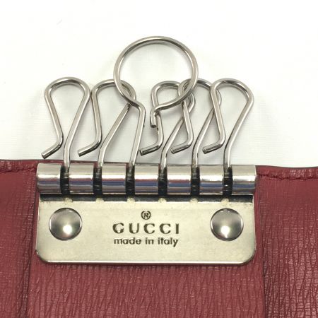  GUCCI グッチ 410118 レッド ブルームス キーケース