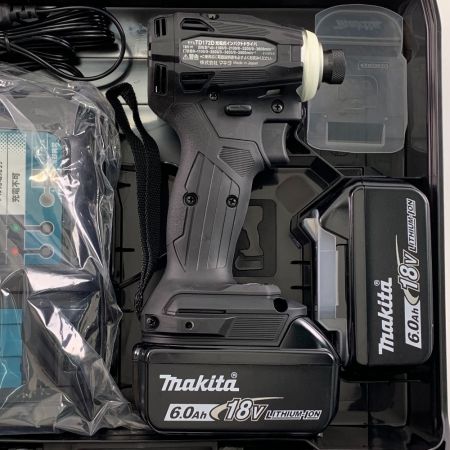  MAKITA マキタ 充電式インパクトドライバ　18V　6.0Ah  TD172DRGXB ブラック