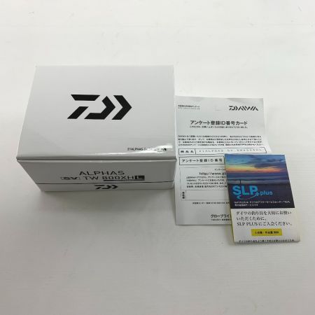  DAIWA ダイワ ALPHAS 21アルファス SV TW 800XHL 00630224