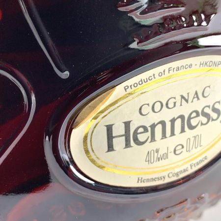  Hennessy ヘネシー XO　金キャップ　クリアボトル　700ml 未開栓
