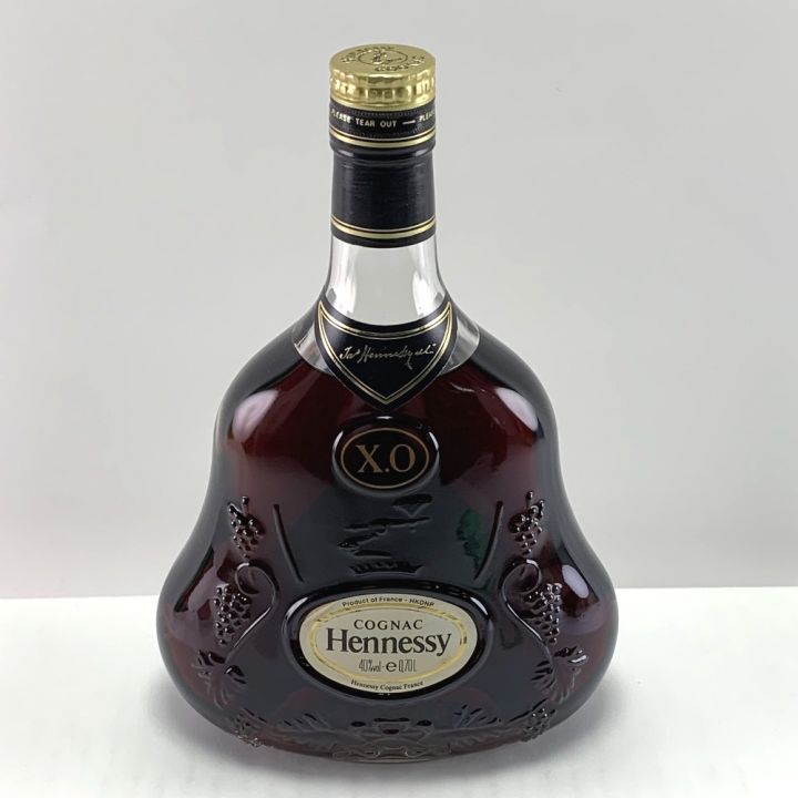 Hennessy ヘネシー XO 金キャップ クリアボトル 700ml 未開栓｜中古｜なんでもリサイクルビッグバン