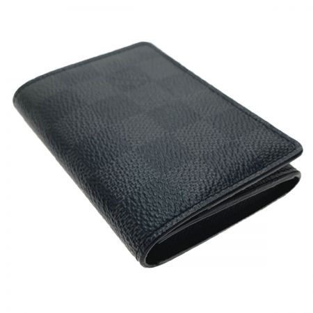  LOUIS VUITTON ルイヴィトン アンヴェロップ・カルト ドゥ ヴィジット ダミエ　名刺入れ　カードケース N63338 ブラック