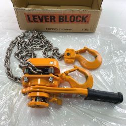 ▽▽ KITO キトー レバーブロック　L5形 1.6t 1.5m LB016 Aランク