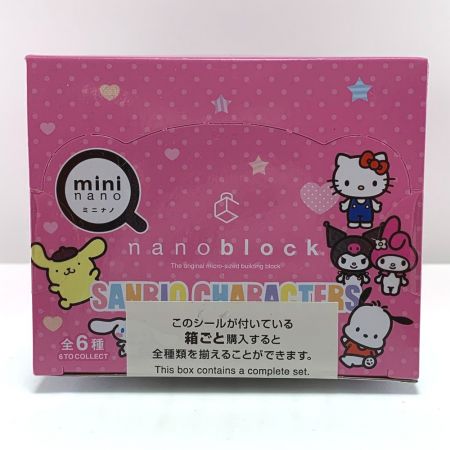  Kawada カワダ ナノブロック　ミニナノ　サンリオキャラクターズ　6種入りBOX 未開封